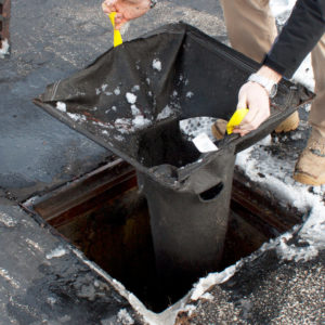 Storm Sentinel Catch Basin Insert - Adjustable Steel Frame - Cone