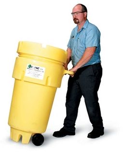50 Gallon Wheeled Salvage Drum - Image 2